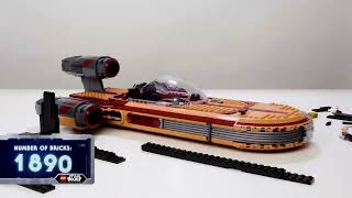 UCS Landspeeder TimeLapse Promo  LEGO Star Wars The Skywalker Saga [upl. by Dat]