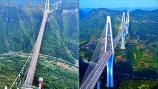 Exploring Chinas Engineering Marvels The Aizhai and Pingtang Bridges [upl. by Pen]