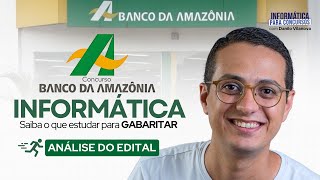 Concurso BASA Banco Amazônia  Gabarite Informática  Danilo Vilanova opior concurso BASA [upl. by Tuddor]