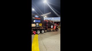 NASCAR Cup Series Haulers Departing Martinsville Speedway  October 29 2023 [upl. by Allehcram516]