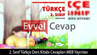 2 Sınıf Türkçe Ders Kitabı Cevapları Meb Yayınları [upl. by Lear]