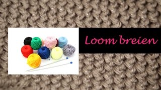 Sjaal breien op een breiraam knitting loom loombord  DIY  knutselen [upl. by Fidole519]