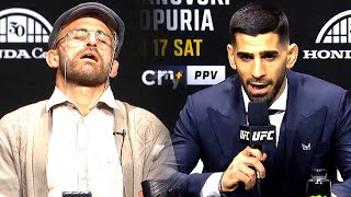 Topuria is a VILLAINVolk is Hilarious 😂 UFC 298 Press Conference Reaction [upl. by Efren828]