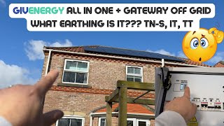 Island mode earthing  GivEnergy AIO off grid  TNS TT IT [upl. by Essyla163]