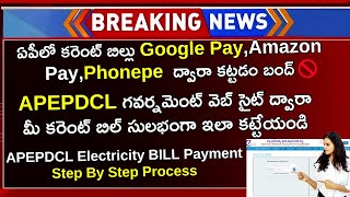 How To Pay Electricity Bill Online In APEPDCL In Andhra Pradesh  How To Pay AP Electricity BILL [upl. by Solis]