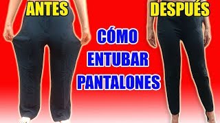 DIY  LA FORMA MAS FÁCIL DE ENTUBAR TUS PANTALONES COMO UN PROFESIONAL  MariG [upl. by Heinrick]