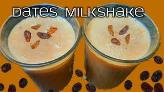 Dates Milkshake  பேரிச்சம் பழம் ஜூஸ் எப்படி செய்வது  Pericham Palam Juice Tamil summerdrinkrecipe [upl. by Inafit]