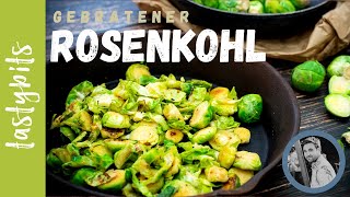 Rosenkohl zubereiten  ich mache ihn jetzt nur noch SO  Einfach schnell amp lecker [upl. by Iniffit]