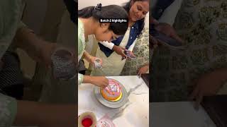 Cake class in Hadapsar Pune cake cakedecorating cakedecorater cakedesign cakeclass [upl. by Atsev]