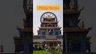 Golden Temple Coorg  Buddhist Monastery  Madikeri  India shorts shortsfeed travel [upl. by Atteynod696]