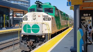 F59ph 561 Full Throttle out of bloor Station [upl. by Esenwahs226]