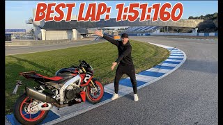 4K APRILIA TUONO V4 1100 FACTORY  FAST LAP [upl. by Kcinom]