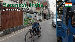 Varanasi India  Oct 13 2024 4K60fps 64 minutes [upl. by Ihp]