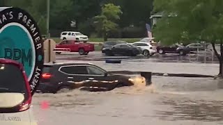 VIEWER VIDEO Tuesday morning flooding at HyVee [upl. by Dagmar]