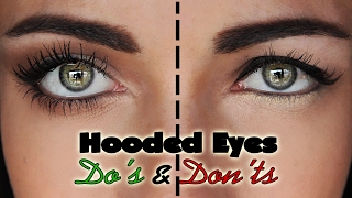 Hooded Droopy Eyes Dos and Donts  MakeupAndArtFreak [upl. by Chiquia]