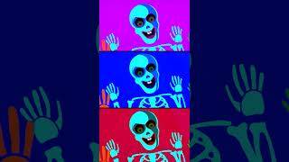 Skeleton Ke Sath Nacho shorts spookyvideo kidssong [upl. by Oravla18]