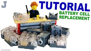 Tutorial On Changing The Battery Cells In A LEGO Light Brick [upl. by Haze772]