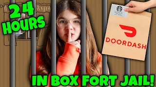 24 Hours In BOX FORT JAIL [upl. by Adlai89]