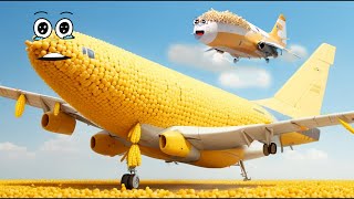 Doodles Airplanes  Doodles are singing  Plane Corn photoshop funniest [upl. by Truda699]