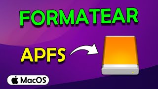 Cómo formatear un disco duro en formato APFS en MAC [upl. by Kenji]