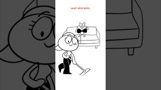 What Mom Sees… 😒 Animation Meme Orig lukedavidson81 shorts [upl. by Aikemit]