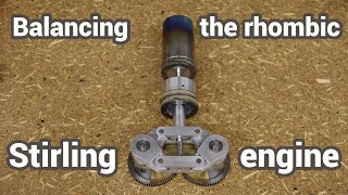 Balancing the rhombic Stirling engine [upl. by Niwhsa]