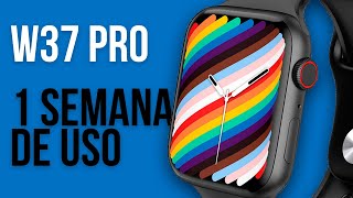 Smartwatch IWO W37 PRO  1 SEMANA DE USO  Valeu a pena [upl. by An]