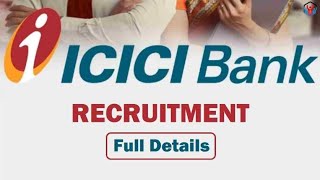 ICICI BANK Job Vacancy  ICICI Bank Recruitment  ICICI Bank Hiring Deputy Manager [upl. by Munafo]