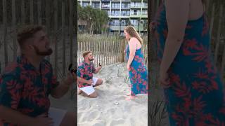 The PERFECT proposal 🥹🥰😍 proposal beach matching sunset ❤️2019 [upl. by Gerius67]