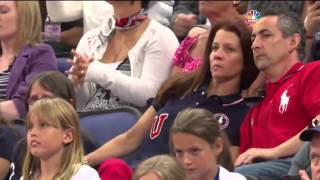 2012 Olympic Gymnastic Aly Raismans Hilarious Parents Reaction [upl. by Nahgam]