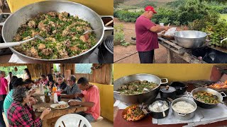 DOMINGO ESPECIAL SUÃ COM ARROZ NA CASINHA NO PÉ DA SERRA RECEITA MINEIRA [upl. by Claude]