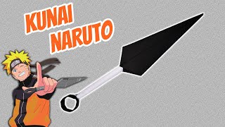 How to make a paper kunai  Origami kunai naruto  DIY Paper Kunai [upl. by Alletneuq649]