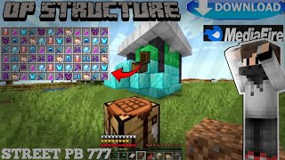 Minecraft but you can craft op structures mod download  pocket edition  Addon for MCPE 121 [upl. by Corbin]