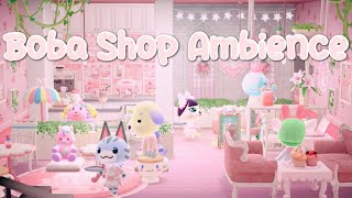 ACNH Cute Boba Shop Ambience ♡ Kittendo64 [upl. by Coffey]