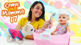 Video e giochi con le bambole Baby Born Una sorpresa per Rachele Giocattoli [upl. by Inahpets]