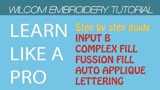 Wilcom Embroidery Digitizing tutorial  Simple Technique Step by step [upl. by Jelks]