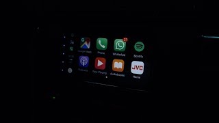 JVC KWM745DBT Android Auto  Apple CarPlay  DAB  Spotify InCar System [upl. by Noell]