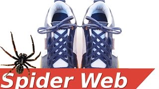 ✔ How to Cool Lace Shoes Spider Web Lacing ✔ [upl. by Petite]