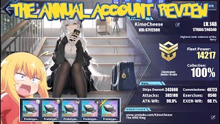 MY ANNUAL SELF ACCOUNT REVIEW  Azur Lane [upl. by Ahsekel]