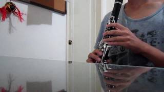 Clarinet Concert E Flat Major Scale  Two Octaves [upl. by Oijres]