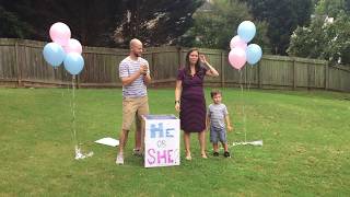 SHOCKING gender reveal with a TWIST [upl. by Noillid]