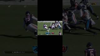 HUGE HIT TREMBLE VS brisker carolinapanthers chicagobears nflhits nfl [upl. by Ynehteb311]