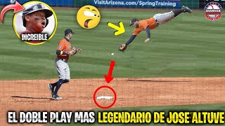 El LEGENDARIO DOBLE PLAY de JOSE ALTUVE que SORPRENDIÓ al MUNDO  MLB [upl. by Irving]