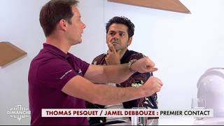 Thomas Pesquet  Jamel Debbouze  premier contact  Clique Dimanche du 1012  CANAL [upl. by Astrahan]