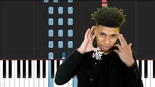 NLE Choppa  Capo Piano Tutorial [upl. by Malanie]