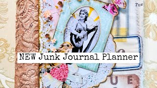 Junk Journal Planner Made From Paper BagNew Digital Kit [upl. by Wearing]