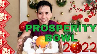 HOW TO MAKE PROSPERITY BOWL FOR NEW YEAR  PAMPA SWERTE  BAGONG TAON 2022 [upl. by Adla]