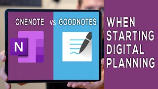 GoodNotes vs OneNote  Digital Planners for iPad [upl. by Nileuqay]