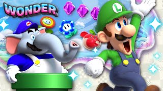 Luigi amp SMG4 Play SUPER MARIO BROS WONDER [upl. by Esta]