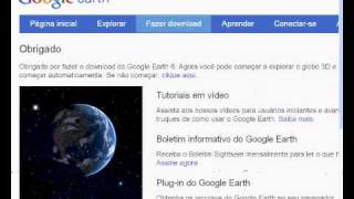 Como instalar o Google Earth 60 3D [upl. by Eibbil]